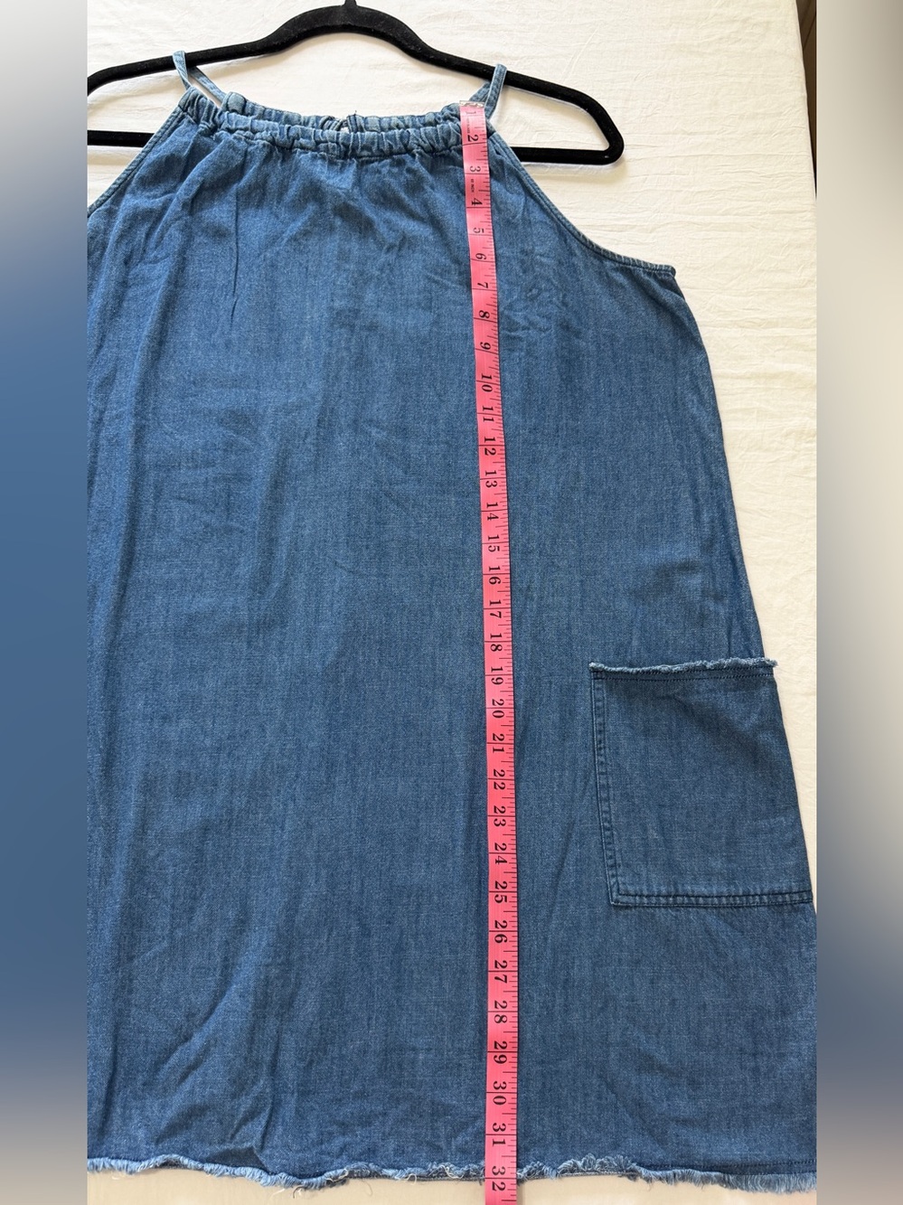 Old Navy Denim Cotton Midi Dress Size L/G - Picture 6 of 7
